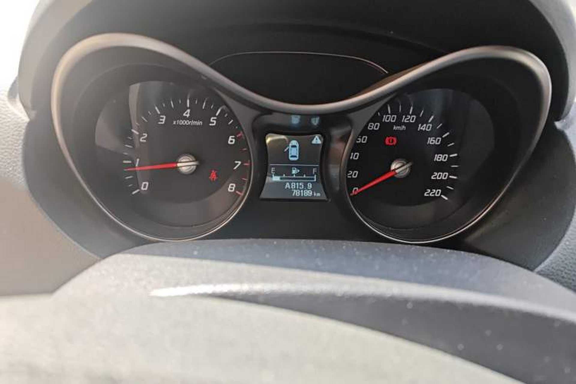 Used Haima S5 2015 1.6L Manual Smart Luxury Model Odometer Close Up