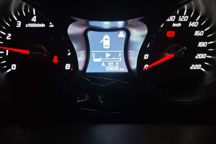 Used Haima S5 2015 1.6L Manual Comfort Model Odometer Close Up