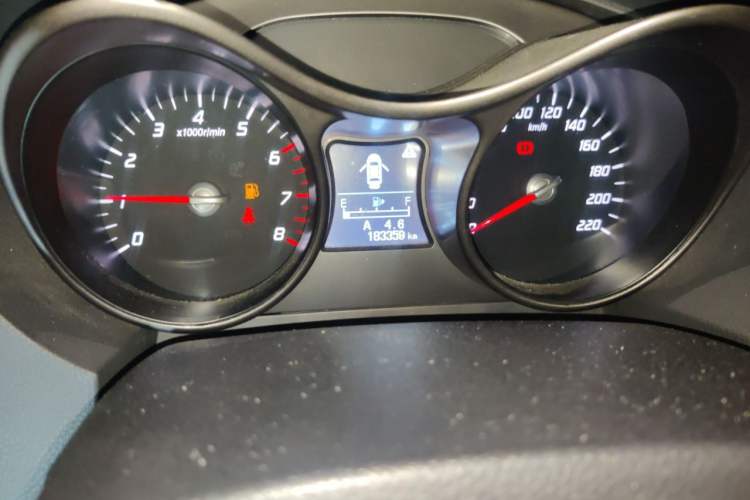 Used Haima S5 2015 1.5T Manual Comfort-Style Sport Edition Odometer Close Up