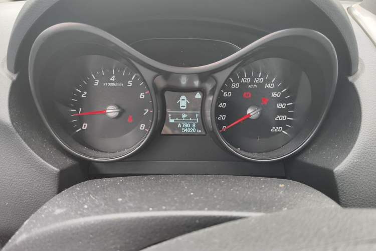 Used Haima S5 2015 1.6L Manual Smart Luxury Model Odometer Close Up