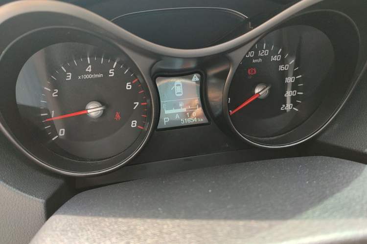 Used Haima S5 2015 1.5T Manual Smart Luxury Sport Edition Odometer Close Up