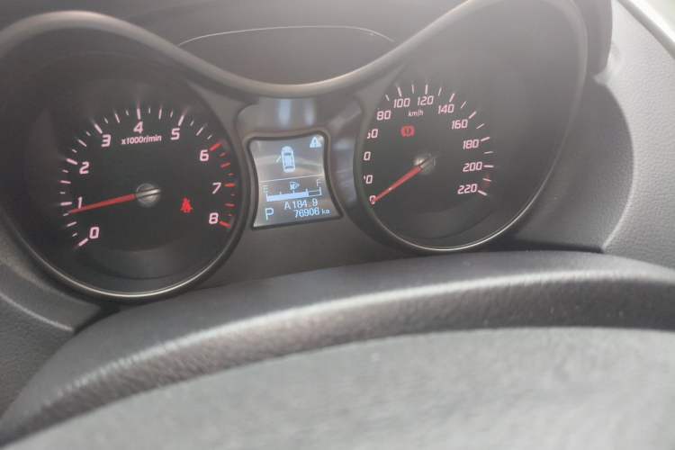Used Haima S5 2016 1.5T CVT Enjoyment Edition Odometer Close Up