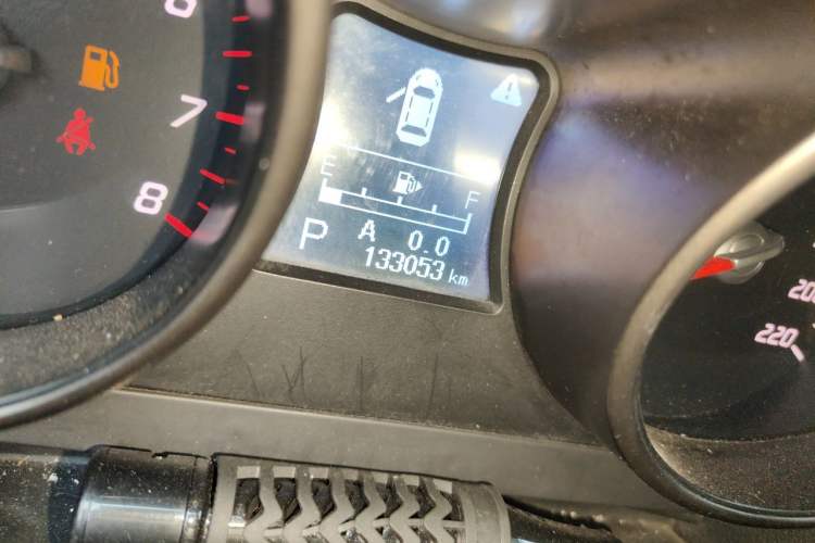 Used Haima S5 2016 1.5T CVT Enjoyment Edition Odometer Close Up