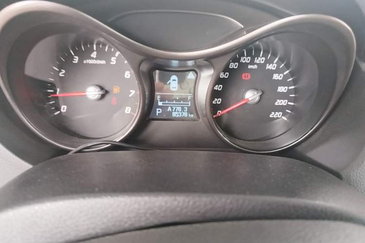 Used Haima S5 2016 1.5T CVT Enjoyment Edition Odometer Close Up