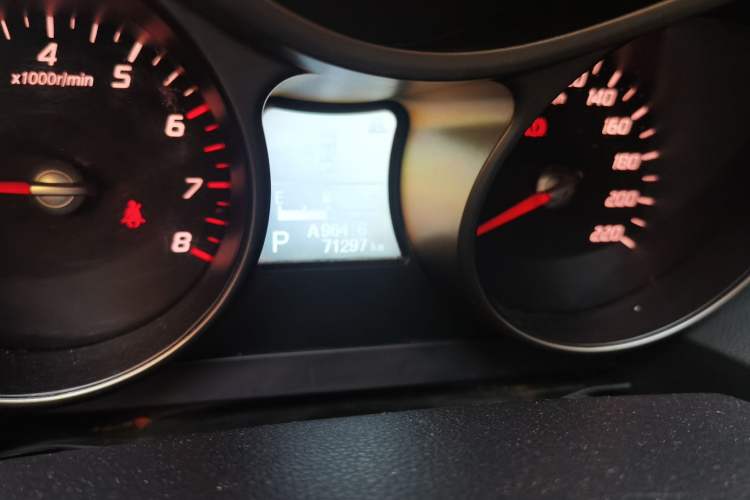 Used Haima S5 2016 1.5T CVT Enjoyment Edition Odometer Close Up