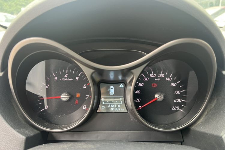 Used Haima S5 2016 1.5T CVT Enjoyment Edition Odometer Close Up