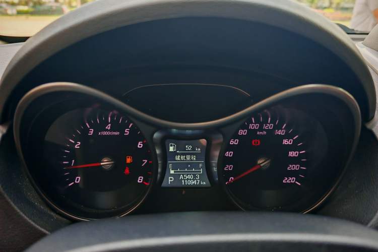 Used Haima S5 2016 1.5T CVT Enjoyment Edition Odometer Close Up