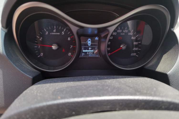Used Haima S5 2016 1.5T CVT Enjoyment Edition Odometer Close Up