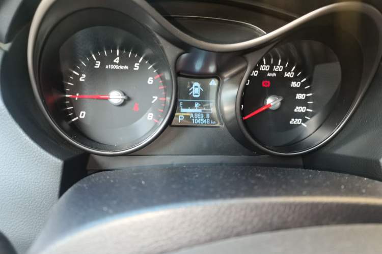 Used Haima S5 2016 1.5T CVT Enjoyment Edition Odometer Close Up