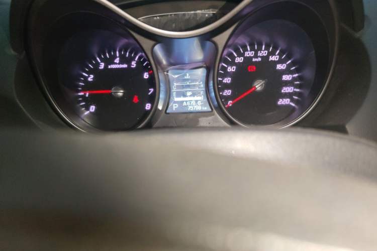 Used Haima S5 2016 1.5T CVT Enjoyment Edition Odometer Close Up