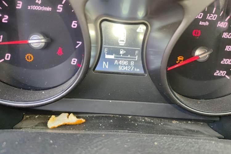 Used Haima S5 2016 1.5T CVT Enjoyment Edition Odometer Close Up