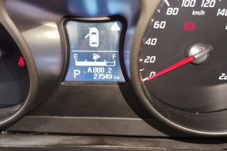 Used Haima S5 2016 1.5T CVT Enjoyment Edition Odometer Close Up