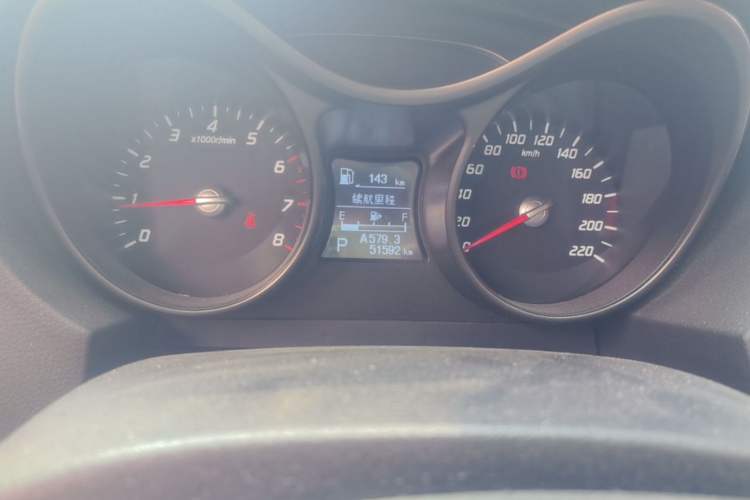 Used Haima S5 2016 1.5T CVT Enjoyment Edition Odometer Close Up