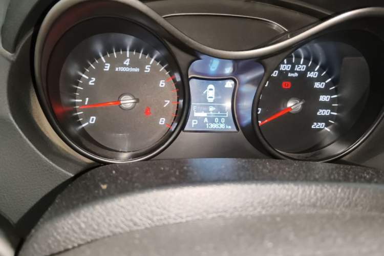 Used Haima S5 2016 1.5T CVT Enjoyment Edition Odometer Close Up