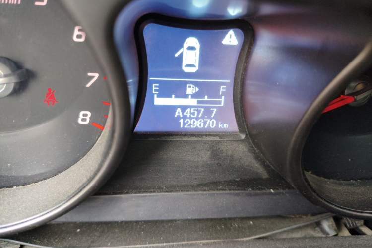 Used Haima S5 2016 1.6L Manual Luxury Tech Edition Odometer Close Up