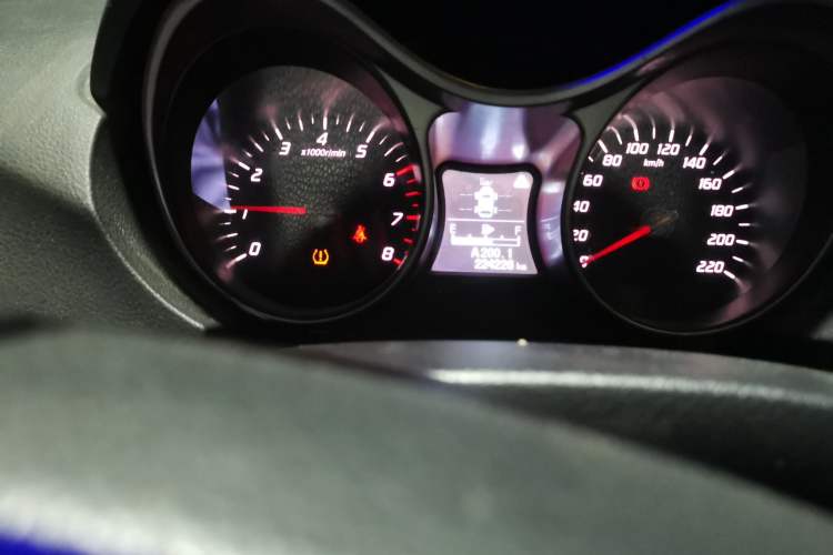 Used Haima S5 2016 1.5T CVT Enjoyment Edition Odometer Close Up