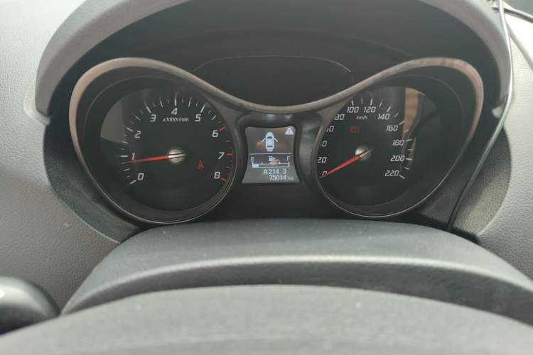 Used Haima S5 2017 Strong-Performance Version 1.5T Manual Luxury Model Odometer Close Up