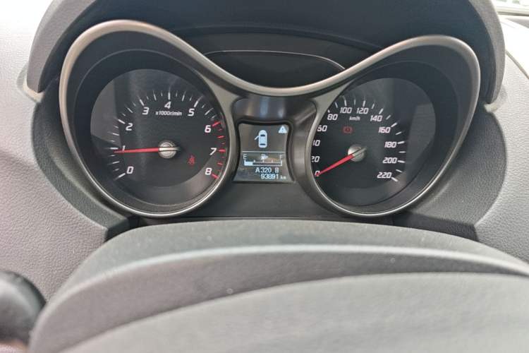 Used Haima S5 2017 High-Power Version 1.5T Manual Comfort Edition Odometer Close Up