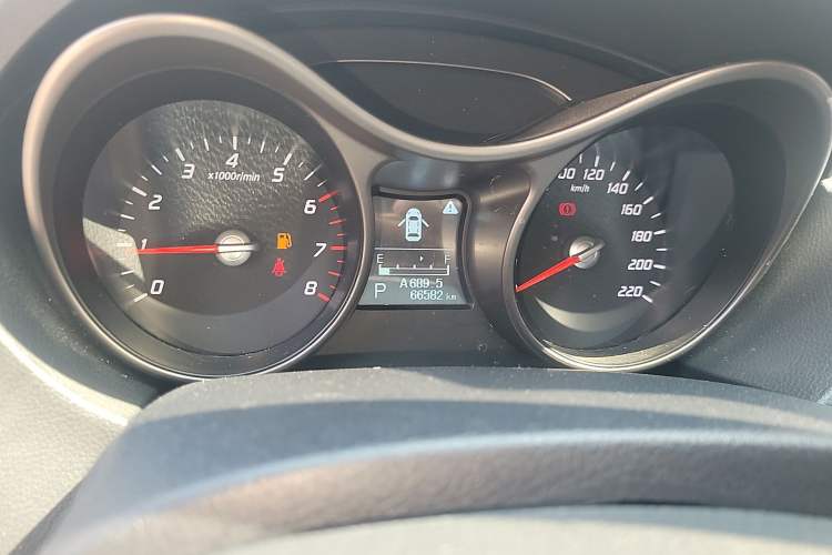 Used Haima S5 2017 Strong-Performance Version 1.5T CVT Prestige Model Odometer Close Up