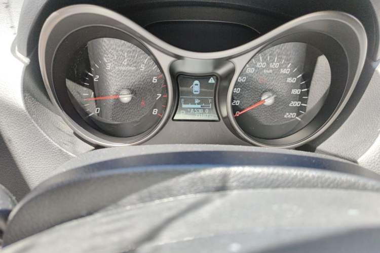 Used Haima S5 2017 Strong-Performance Version 1.5T CVT Prestige Model Odometer Close Up