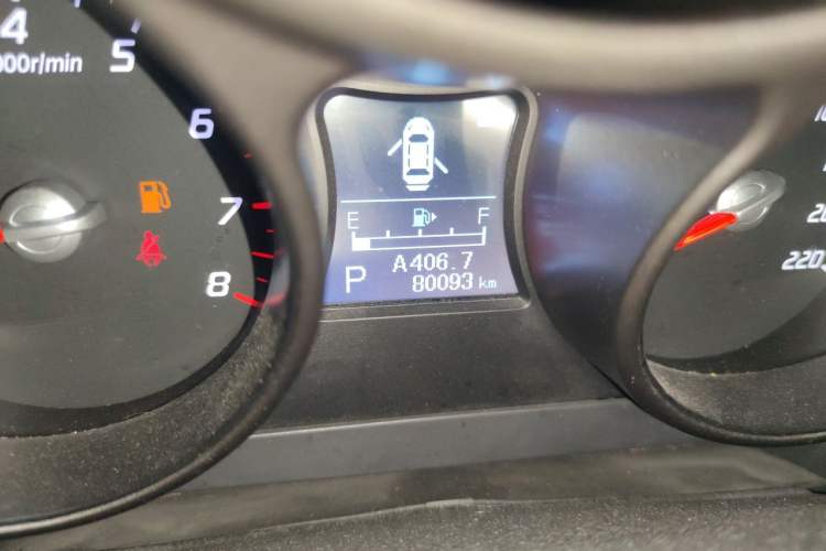 Used Haima S5 2017 Strong-Performance Version 1.5T CVT Prestige Model Odometer Close Up