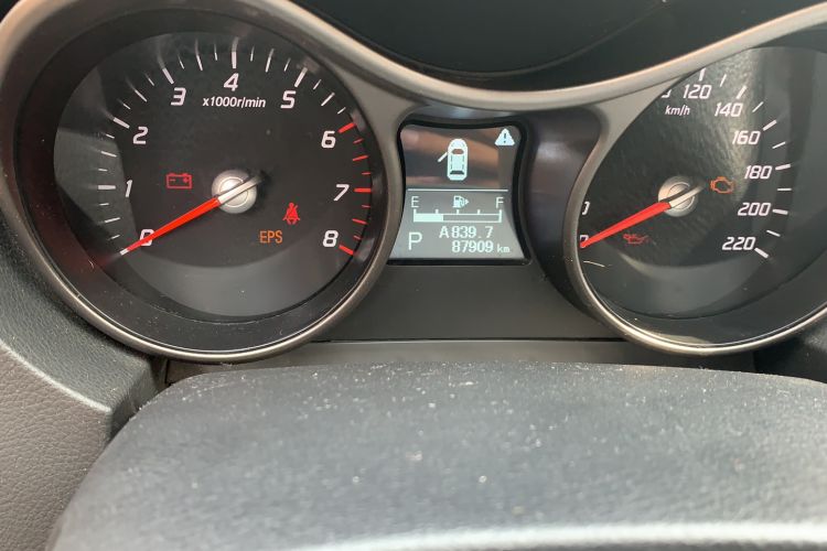 Used Haima S5 2017 Strong-Performance Version 1.5T CVT Luxury Model Odometer Close Up