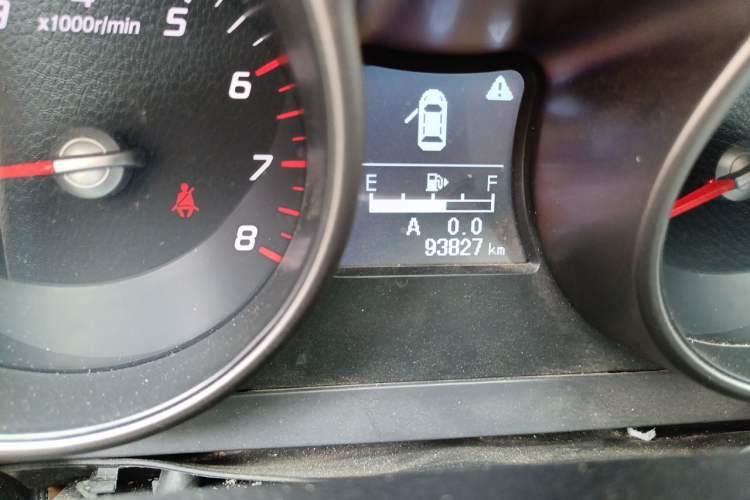 Used Haima S5 2017 High-Power Version 1.6L Manual Classic Type Odometer Close Up