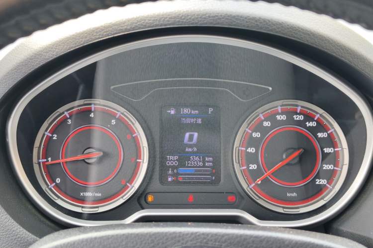 Used Haima S5 2018 1.5T CVT Luxury Model Odometer Close Up