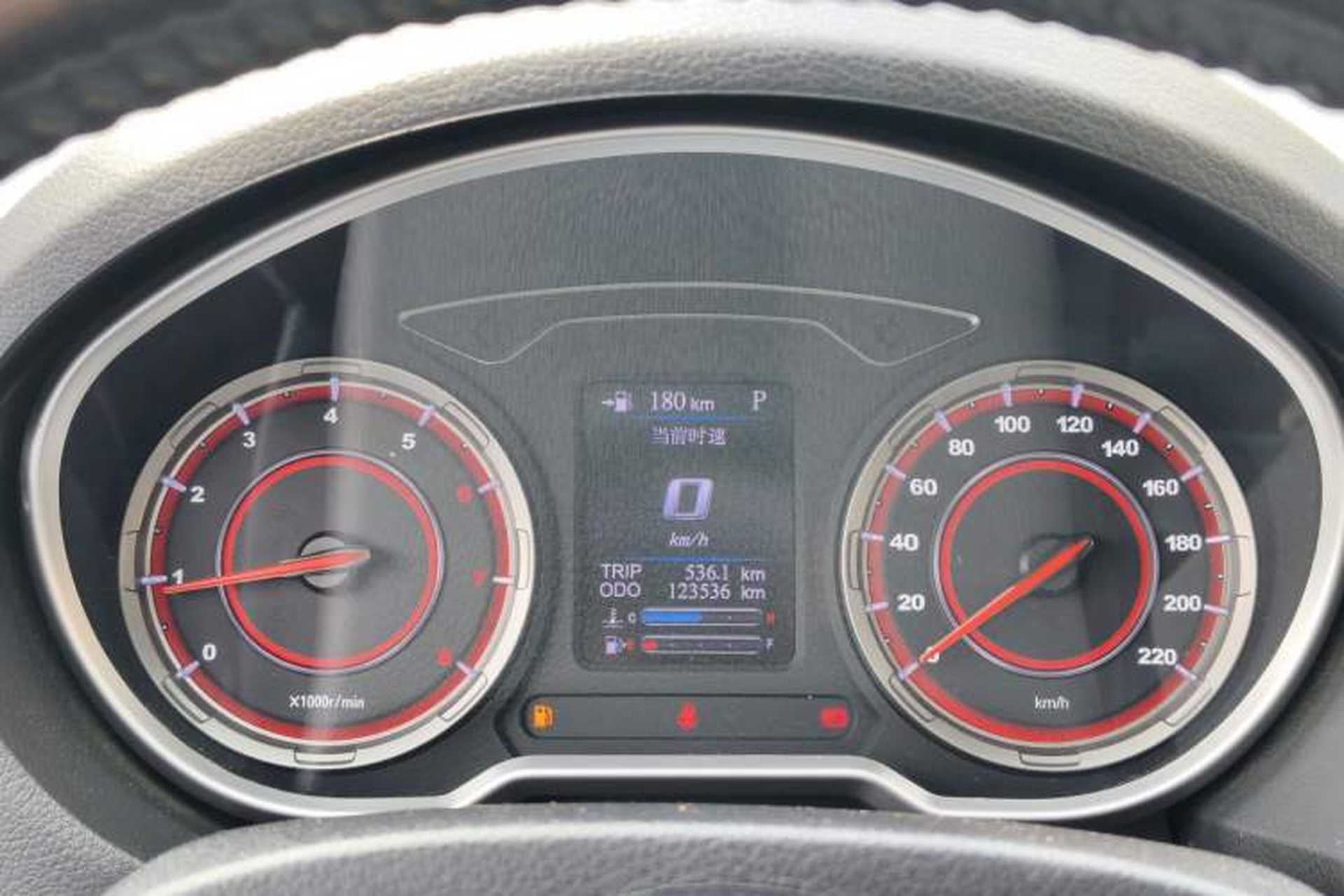 Used Haima S5 2018 1.5T CVT Luxury Model Odometer Close Up