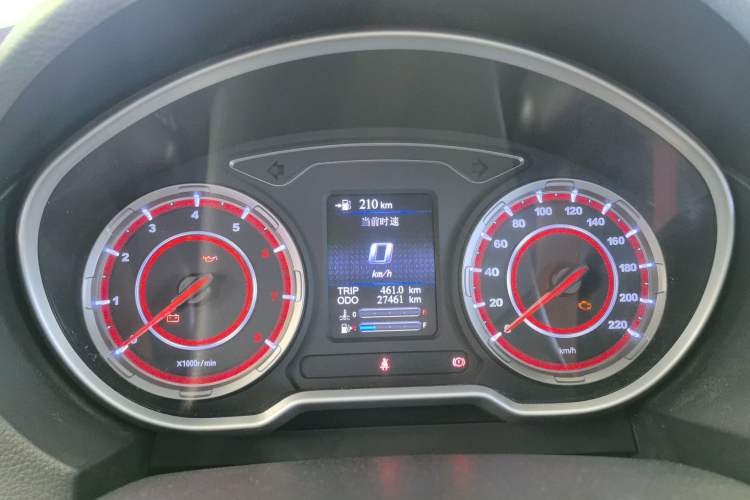 Used Haima S5 2018 1.6L Manual Luxury Model Odometer Close Up