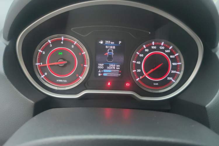 Used Haima S5 2018 1.5T CVT Flagship Model Odometer Close Up
