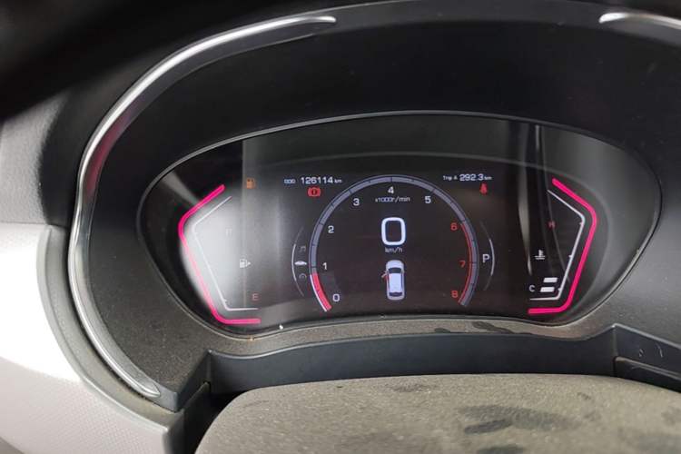 Used Haima S5 2019 230T Automatic Flagship Model Odometer Close Up