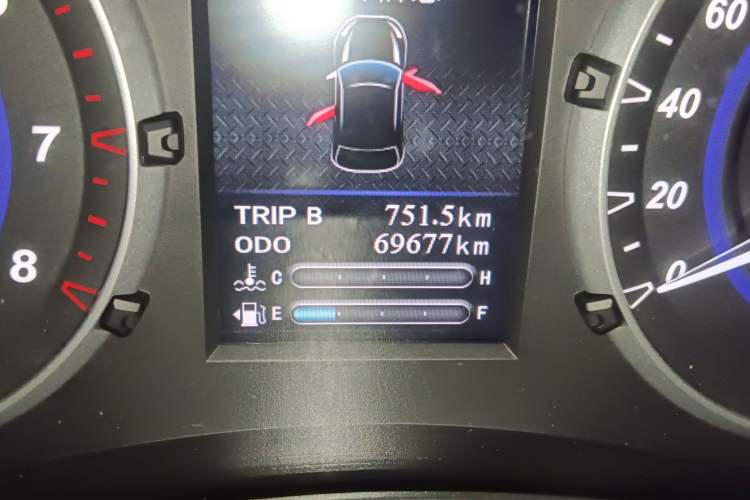Used Haima S5 Youth Edition 2017 1.6L Manual Luxury Model Odometer Close Up