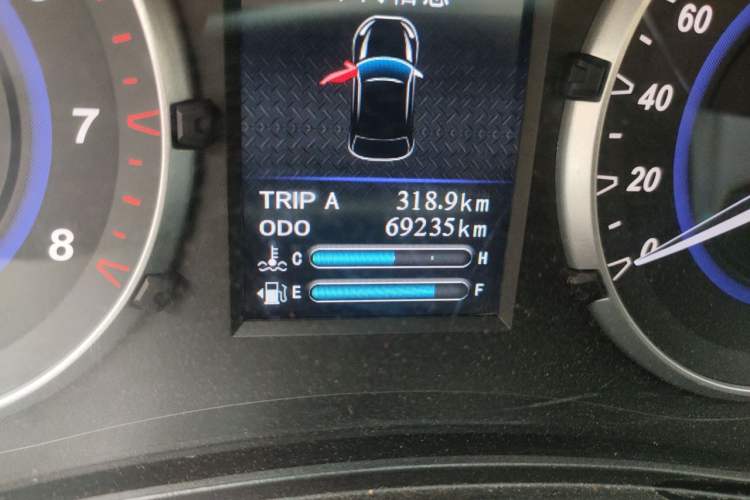 Used Haima S5 Youth Edition 2017 1.6L Manual Luxury Model Odometer Close Up