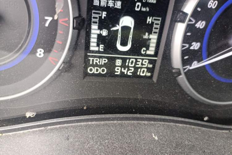 Used Haima S5 Youth Edition 2017 1.6L Manual Luxury Model Odometer Close Up
