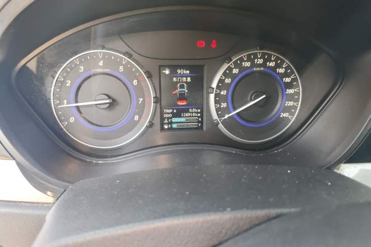 Used Haima S5 Youth Edition 2017 1.6L Manual Luxury Model Odometer Close Up