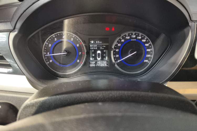 Used Haima S5 Youth Edition 2017 1.6L Manual Luxury Model Odometer Close Up