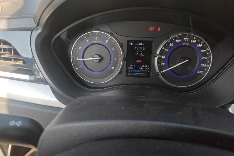 Used Haima S5 Youth Edition 2017 1.6L Manual Luxury Model Odometer Close Up