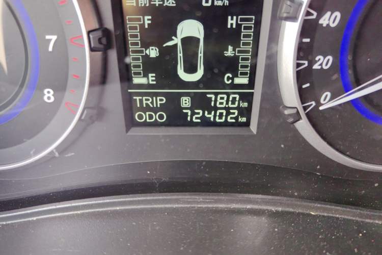 Used Haima S5 Youth Edition 2017 1.6L Manual Luxury Model Odometer Close Up