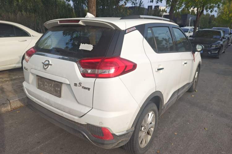 Used Haima S5 Youth Edition 2017 1.6L Manual Luxury Model Rear Right 45 Deg