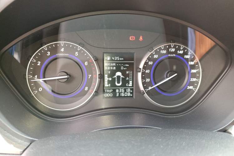 Used Haima S5 Youth Edition 2018 1.6L Manual Luxury Model Instrument Cluster