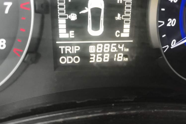 Used Haima S5 Youth Edition 2018 1.6L Manual Luxury Model Odometer Close Up