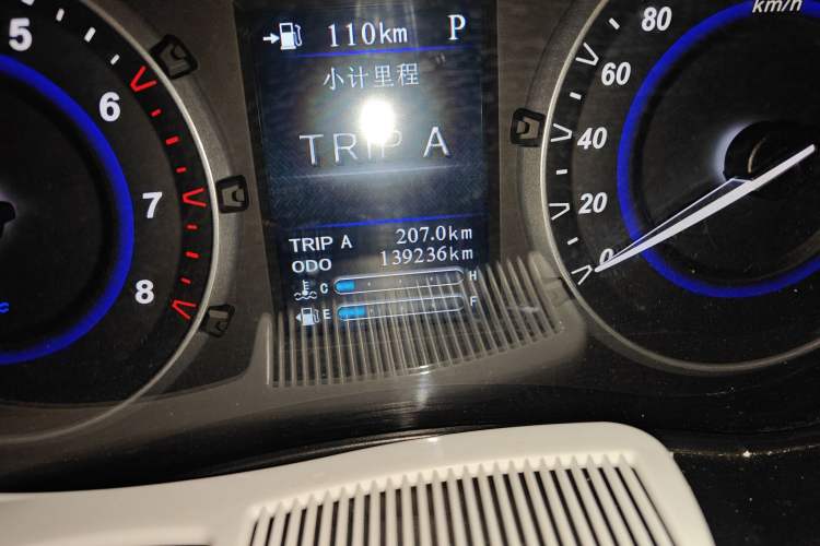 Used Haima S5 Youth Edition 2018 1.6L CVT Luxury Model Odometer Close Up