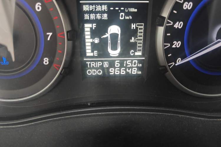 Used Haima S5 Youth Edition 2018 1.6L Manual Elite Model Odometer Close Up