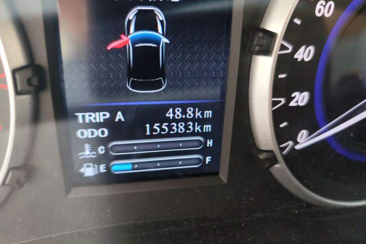 Used Haima S5 Youth Edition 2018 1.6L CVT Flagship Model Odometer Close Up