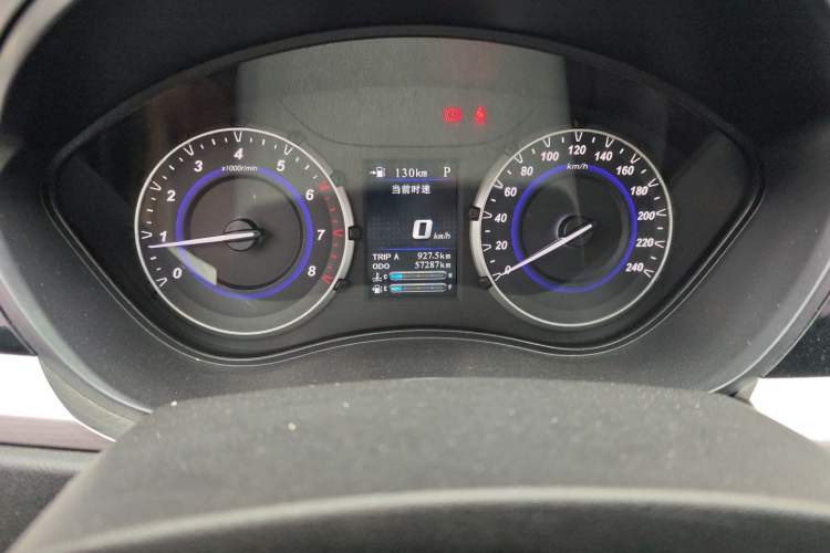 Used Haima S5 Youth Edition 2018 1.6L CVT Luxury Model Odometer Close Up