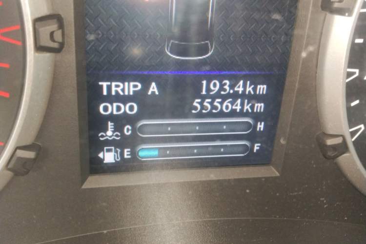 Used Haima S5 Youth Edition 2018 1.6L CVT Luxury Model Odometer Close Up