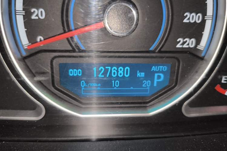 Used Haima S7 2015 Revised 1.8T Automatic Zongchi Version Odometer Close Up