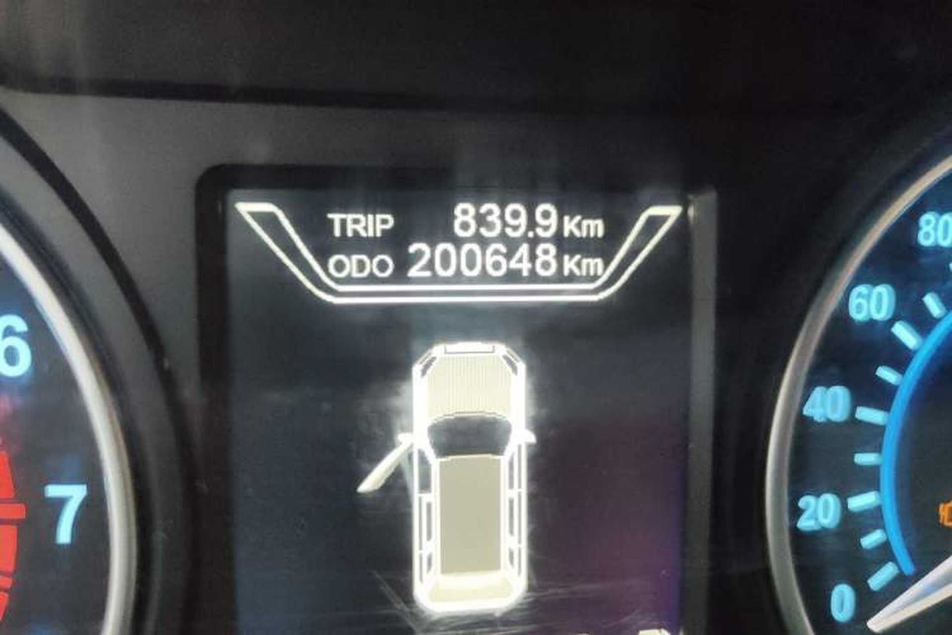 Used Haima S7 2017 1.8T Automatic Leading Edition Odometer Close Up