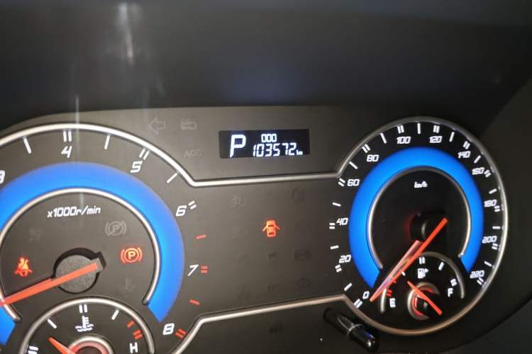 Used Haima V70 2016 1.5T Automatic - Comfort Plus Version 6 Seats Odometer Close Up